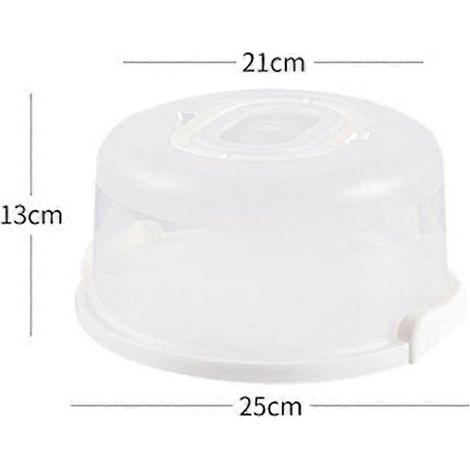 Boîte de rangement portable en plastique pour gâteaux, pâtisseries, desserts, fruits et légumes (6/8/10 pouces)