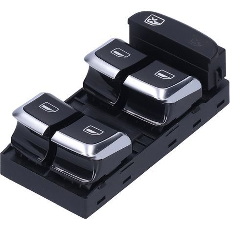 Bouton poussoir côté conducteur de commutateur de commande de fenêtre électrique 8KD959851A adapté pour A4 S4 Q5 A5 S5 (1/5)
