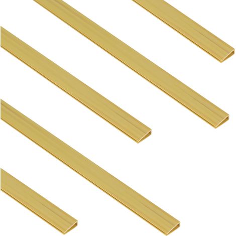 Sekey – Lot de 5 profilés de finition en PVC pour brise-vue – Longueur 1 m – Résistant aux intempéries et aux UV – Installation rapide sans outil