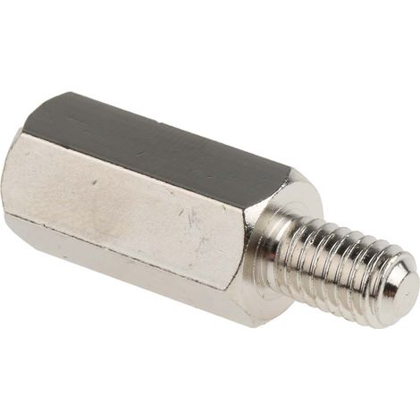 Entretoise filetée RS PRO, longueur 20mm, Mâle / Femelle, M6 x M6 ( Prix pour Sachet de 50 ) (1/3)