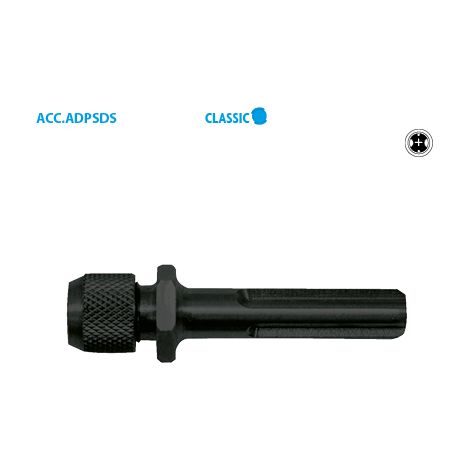 Leman – Adaptateur SDS+ pour mandrin filetage 1/2 – Accessoire perforateur pour béton armé – Usage professionnel – Compatible avec SPIT