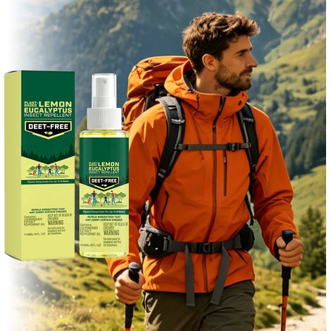 Insektenschutzspray, für den Innen- und Außenbereich geeignet, milde Formel für den täglichen Mückenschutz, einfach anzuwenden, 118 ml -- BIEMMEDUE (1/5)