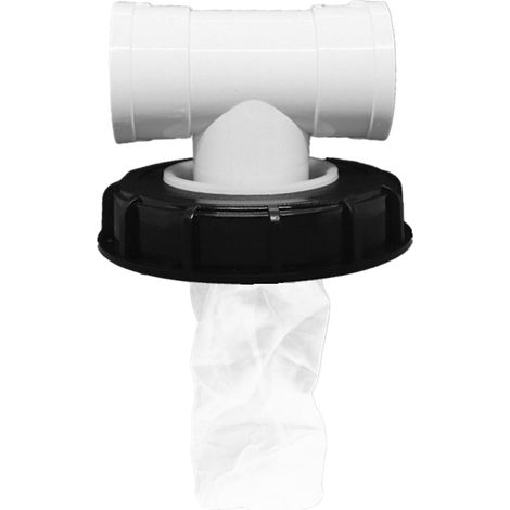 Tank Filter Cover, T-Shaped Debris Removal Hole, Protect Acid-Resistant IBC Bowl Filter Cover (1/4)