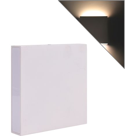 APPLIQUE LED QUADRATA SLIM 12W BI-EMISSIONE LUCE CALDA 3000K° - ILLUMINAZIONE IDEALE PER SOGGIORNI CAMERE INGRESSI UFFICI E NEGOZI (1/6)