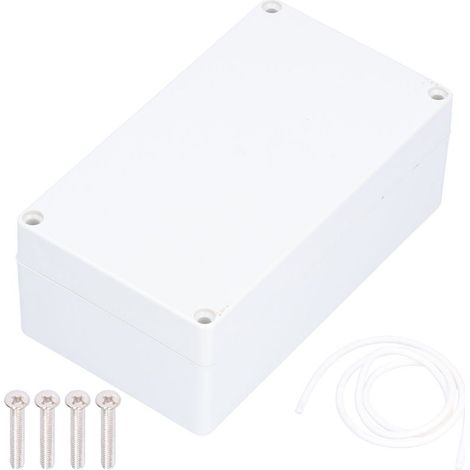 Boîtier de dérivation étanche en plastique pour câblage électrique, boîtier d’instrument 158x90x60mm, protection outil pour électronique. (1/5)