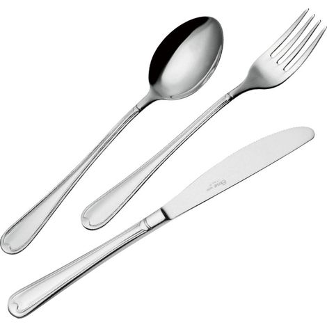 Servizio Set di Posate 24 pezzi in Acciaio Inox Eme Euro