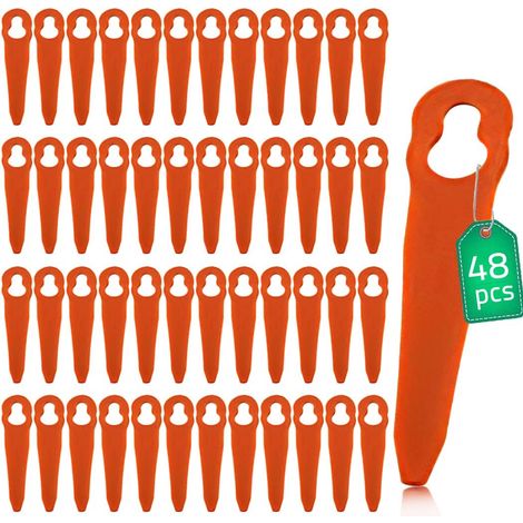 Chuancheng 48-teiliges Ersatzmesserset aus Kunststoff für Stihl Polycut 2-2, Polycut 3-2 und Rasentrimmer FSA 45, FSA 57 und FSE 52 ersetzt OEM 4008 007 1000 (1/5)