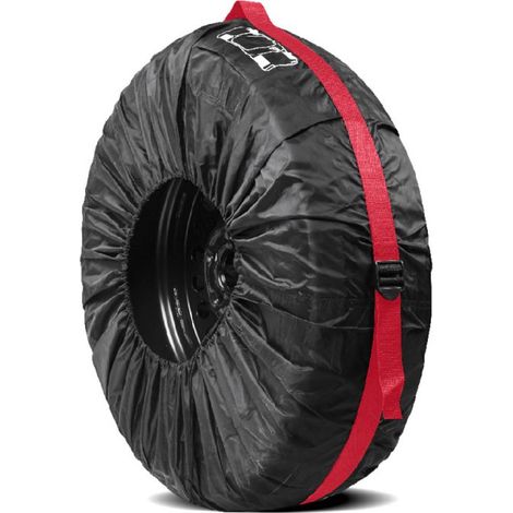 Housse de pneu de secours imperméable et résistante pour voitures, SUV, fourgonnettes et camionnettes, compatible avec les pneus de 13 à 18 pouces. (1/5)
