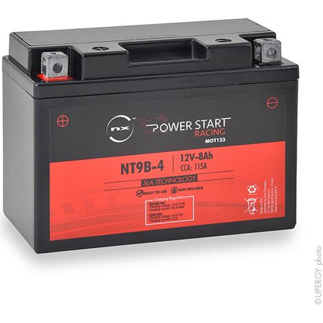 Batterie moto FULBAT FT9B-4 GEL / YT9B-4 Etanche AGM 12V / 8Ah (1/3)