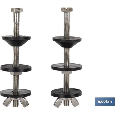 Becher-Spülkasten-Befestigungsschrauben-Set M6 x 90