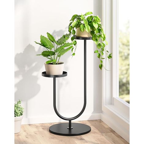 Plant Stand, Large Plant Stand with 2 Shelves for Flower Pots, Corner Plant Holder for Living Room and Bedroom, Interior Decorations (1/3)