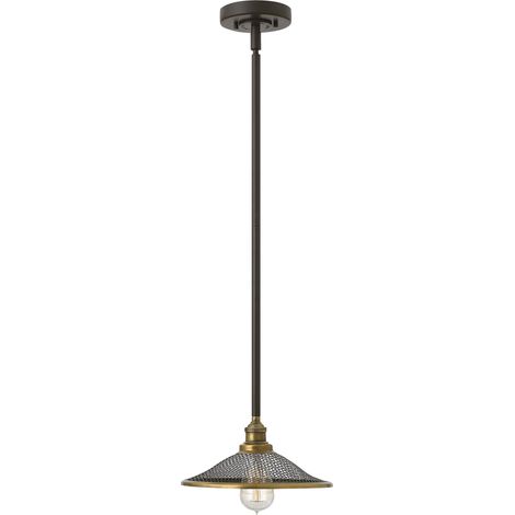 Elstead Rigby - Luminaire suspendu à 1 ampoule en forme de dôme Buckeye Bronze, E27 (1/3)