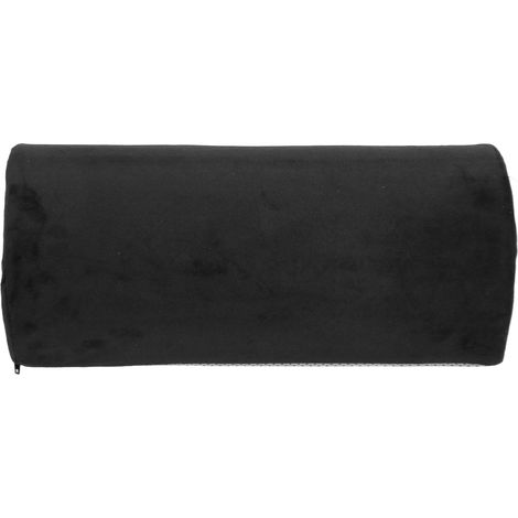 Coussin demi-lune noir pour chevilles, genoux, nuque et lombaires, coussin de soutien pour personnes âgées, coussin de surélévation des jambes en mousse à mémoire de forme pour la maison (1/5)