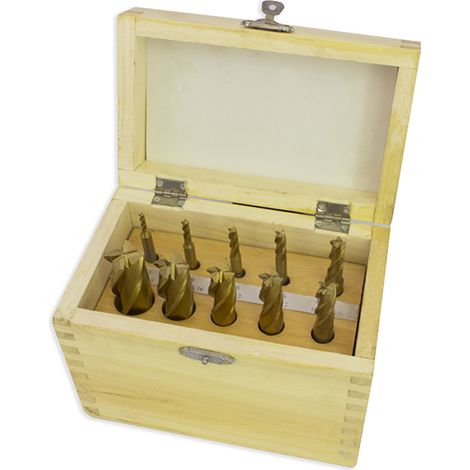 SET DI 10 FRESE FRONTALI A 4 TAGLIENTI PER FINITURA SOGI TRAPANO FRESA (1/5)