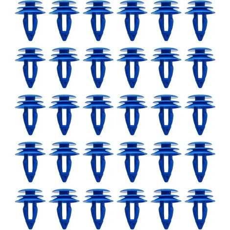 CCYKXA Wheel Arch Trim Clips, Plastic Car Fasteners and Retainers Kit, Universal Car Trim Clips, Car Fasteners for Automotive Chassis, Wheel Cover (30 Pieces) (1/3)