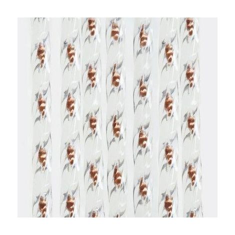 TENDINA PRONTA LUX 148 FILI PVC RITORTO MARRONE CM 120 H.CM 240