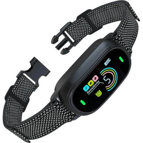 Collier Anti-Aboiement Chien Rechargeable, Collier Anti Aboiement Chien Automatique avec 4 Modes, 8 Niveaux de Sensibilité, Détection Intelligente & Sécurité, Étanche IP67 pour Petit et Gros Chien (1/4)