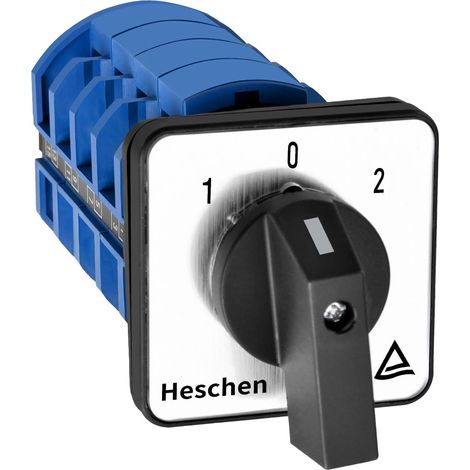 Commutateur rotatif universel SZW26-63/D404.4 660 V 63 A ON-OFF-ON 3 positions 4 phases 4NO+4NC 16 bornes (1/5)