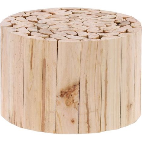Tabouret fleuri au design naturel (1/5)