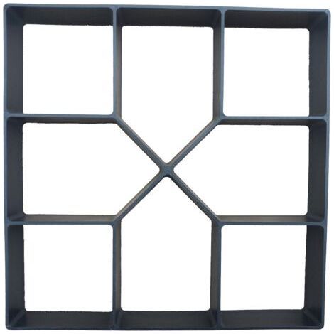 ALLIANDISMoule à Pavage Plastique 40 x 40 cm pour Garden Terrasse Allée Patio Jardin Trottoirs Chemin de Pavage en Ciment Béton Moule à Pavé Réutilisable Moule de Coffrage Bricolage (1/4)