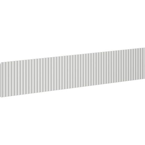 Mexen Rivel Front geriffelt für Waschtischschrank 100 x 20 cm, Grau Matt - 91A20-1000-235-1-62