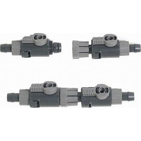 Rubinetto doppio EHEIM controllo flusso raccordo rapido 8 cm