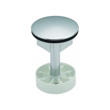 Blanc Habitat – Clapet à ailettes pour bonde de lavabo D39 en laiton chromé – Étanchéité renforcée – Installation rapide – Compatible avec tirette verticale (1/3)