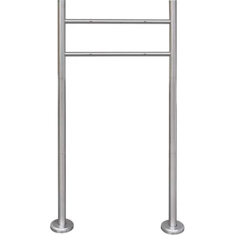 vidaXL Soporte de acero inoxidable para buzón de exterior (1/5)