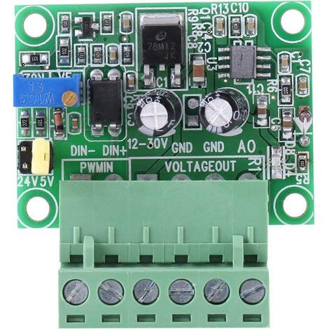 1-3 kHz 0-10 V PWM-Signal-zu-Spannungs-Wandlermodul Digital-Analog-Platine