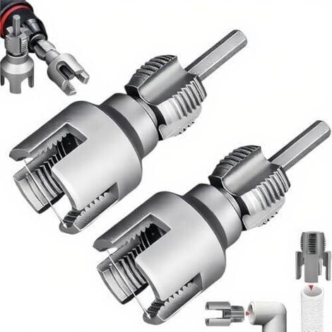 Jeu de tarauds pour tuyau, tarauds de 1/2" et 3/4", tarauds à tuyau, tarauds 1/2" 3/4"