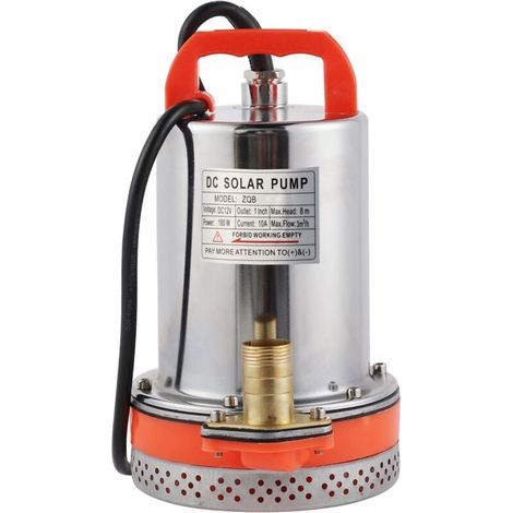 pompe submersible. petite batterie. pompe domestique. pompe solaire. 8 m de hauteur. 2.1 m de cĂąble. DC 12V (1/4)