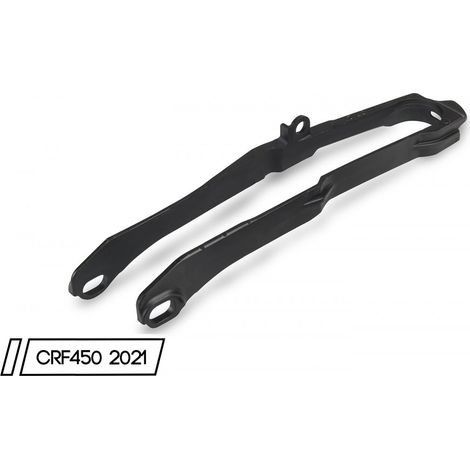 Guide-chaîne UFO noir pour moto tout-terrain Honda CRF 250 R/RX 2019-2025