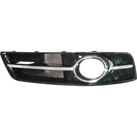 Grille de pare-choc avant gauche chromée avec trou pour anti-brouillard Audi A3 et A3 Sportback 2008-2012