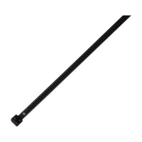 HellermannTyton LR55R-HS-BK-Q1 Bridas de fijación negras 195x4,7 mm