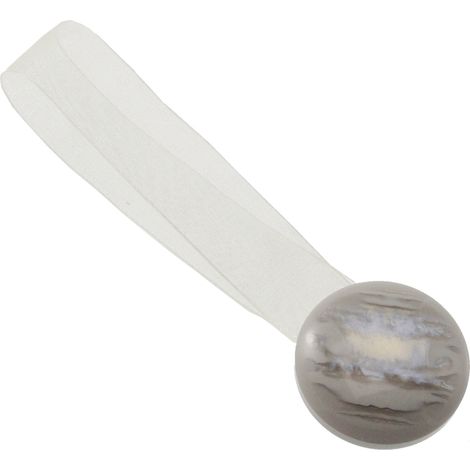 2 clip in plastica magnetic tend 35/24mm per arricciare/decorare le tende - colore grigio .