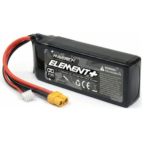 Element 11.1V 2200mAh 50C LiPo Battery (XT60)