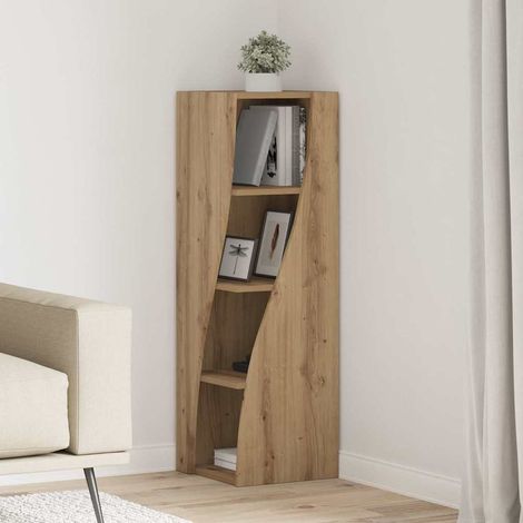 Eckschrank Artisan-Eiche 32x32x102cm Holzwerkstoff (1/5)