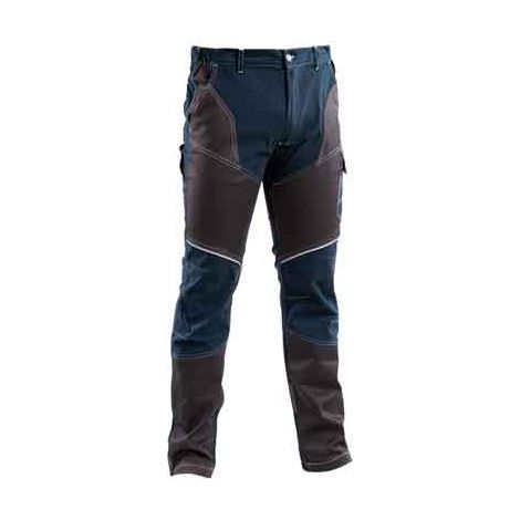 PANTALONE DA LAVORO STRETCH BLU Tg. S (1/2)