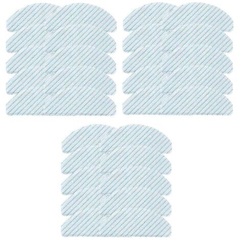 Lot de 30 lingettes de nettoyage jetables et puissantes pour aspirateur robot Ecovacs Deebot Ozmo T8 Aivi T8 MAX