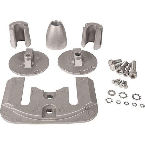 Komplettes Aluminium-Anodenset, kompatibel mit Mercruiser Bravo 3 III Außenbordmotoren (ab 2004), ersetzt CMBRAVO3KITA (1/5)