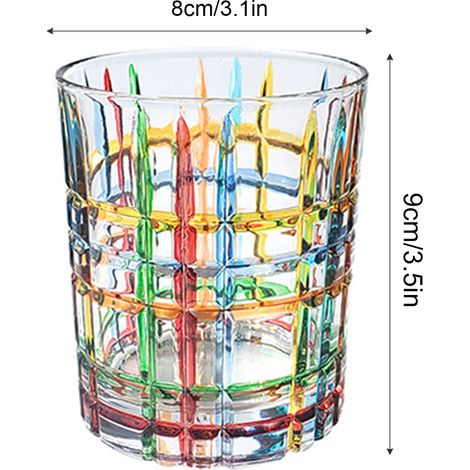 Verre à whisky en cristal peint (1/5)