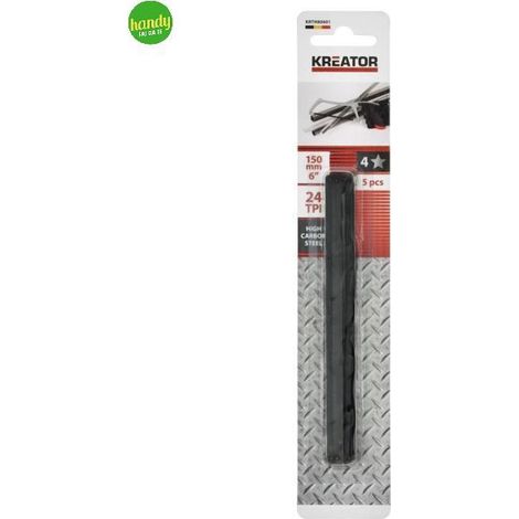 Lama pe seghetto per metallo Kreator 150 mm 5 pezzi