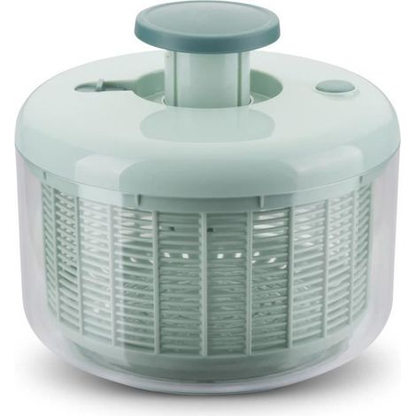 Essoreuse à salade poussoir - LIVOO - MEN434 - 4,2 L - Essorage via poussoir - Panier à égoutter - Compatible lave-vaisselle