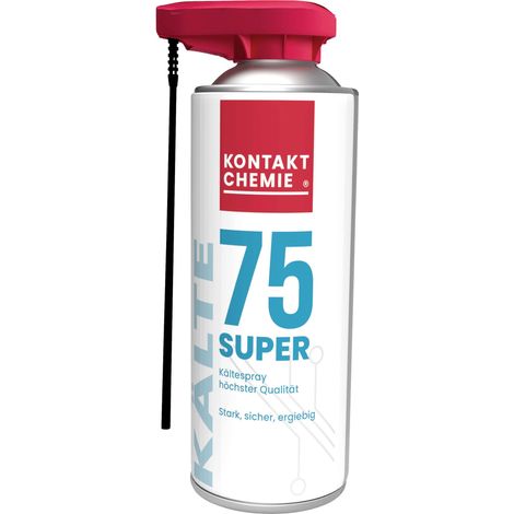 Aérosol réfrigérant KÄLTE 75 SUPER -52 °C 200 ml Kontakt Chemie KÄLTE 75 SUPER C77331 (1/3)