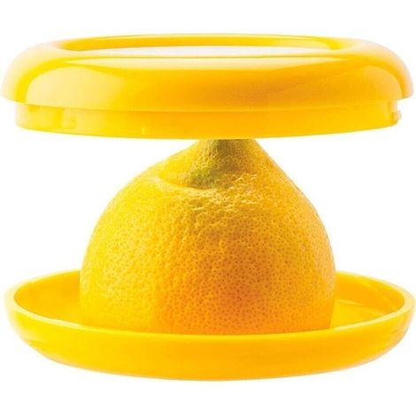 Boîte de conservation réutilisable en silicone pour fruits et légumes, avec couvercle, pour conserver les citrons, les tomates et les légumes. Conserve la fraîcheur des aliments. (1/4)