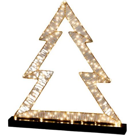 EDG Enzo De Gasperi Pino di Natale con Microled 210 con Flat H 50 Cm Ivory (1/3)