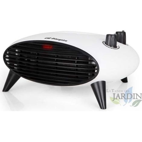 Radiateur soufflant 2000W Orbegozo. Sélecteur rotatif à trois positions. Fonction ventilateur d'air frais