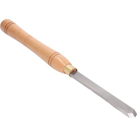 Tour à bois outil HSS ciseau à bois manche hêtre ergonomique gouge triangulaire oblique (1/5)