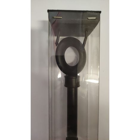 SWISH - BASTONE PER TENDE ESTENSIBILE DA2 A 3.7 METRI ANELLO NERO