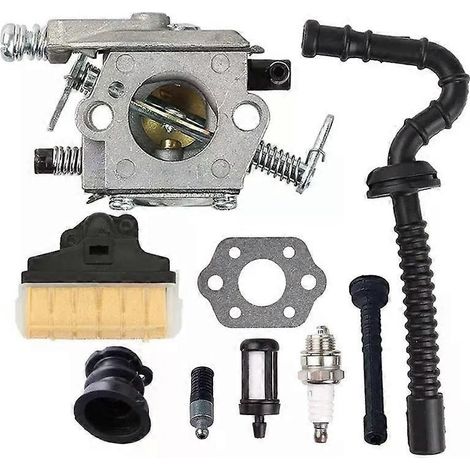 Kit de réglage du filtre à air pour carburateur MS 250, compatible avec les modèles Stihl MS250, MS21, MS23, MS25, MS210 et MS230. Pièces de rechange pour tronçonneuses. (1/5)
